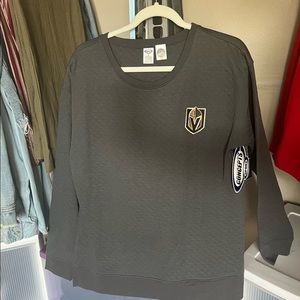 Golden knights quilted sweater